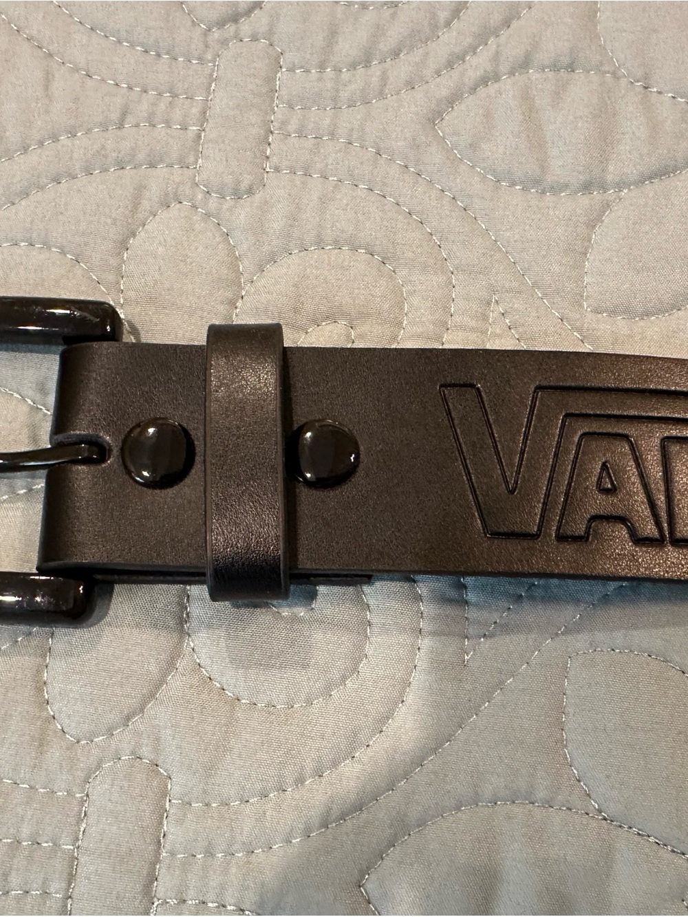 Vans Black Leather Belts with Pyramid Studs (Set of 2) - Picture 2 of 13